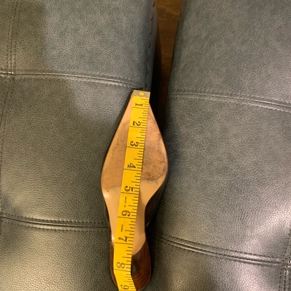 Gucci Black Leather Slingback Heels Size 5B - Picture 11 of 11